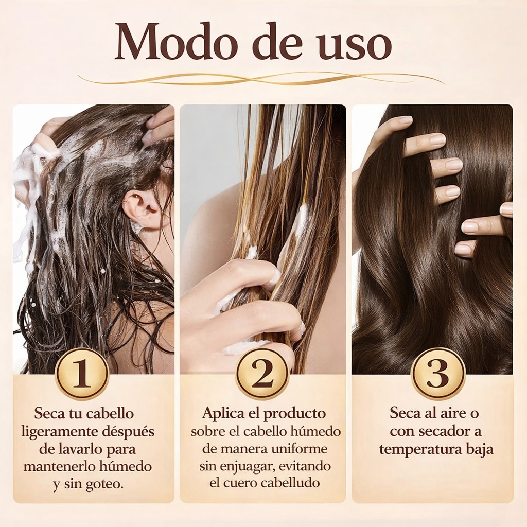 Mascarilla capilar de colágeno